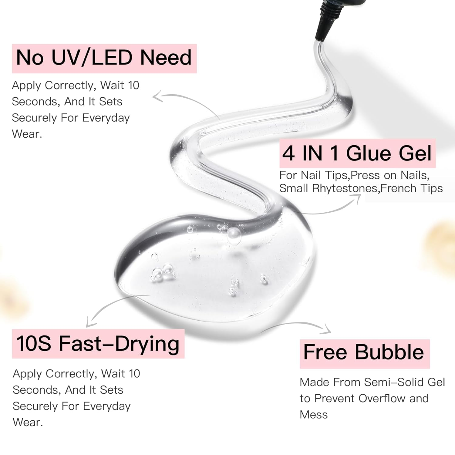 Semi solid glue New Upgrade Super Strong Quick drying product view