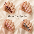 Short Cat Eye Essentials press-on nail set