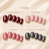 Short Cat Eye Essentials press-on nail set product view
