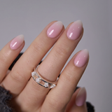Silk Fade RS Almond almond press-on nails