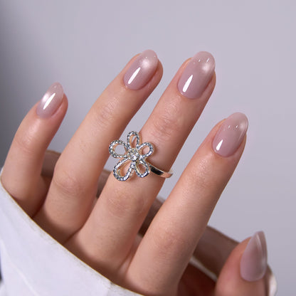 Silk Whisper S Oval short oval press-on nails