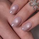 Silk Whisper S Oval short oval press-on nails