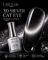 Silver Cat Eye Gel Polish 15ml magnetic cat-eye detail