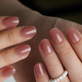 Simple Cute Rs squoval nail detail