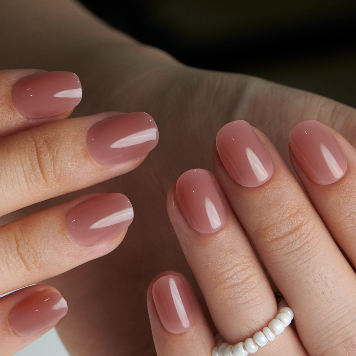 Simple Cute Rs squoval nail detail