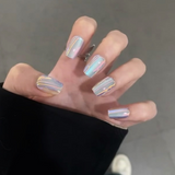 Soft Halo S Squoval squoval press-on nails