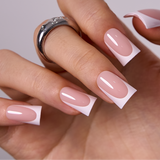 Soft Ivory Tips M Duckbill press-on nails