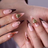 Designer s Pick | Solar Aura L Stiletto short stiletto press-on nails