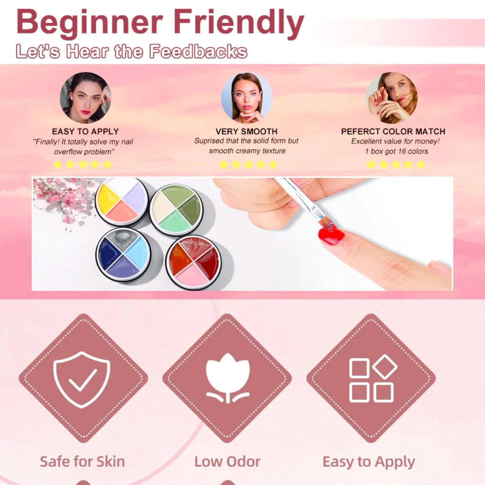 Solid Nail Gel | Lirenail Press-On Nails