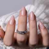 Spark Veil S Almond almond press-on nails