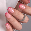 Spring Kiss S Squoval squoval press-on nails
