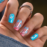 Spring Meadow M Squoval squoval press-on nails