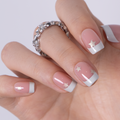 Star French S Squoval squoval press-on nails