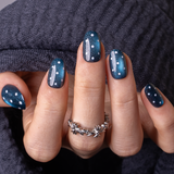 Star Veil S Oval oval press-on nails