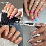 Starlight Shine Collection-Short Almond short almond press-on nails