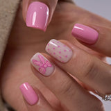 Sugar Bow S Squoval squoval press-on nails