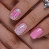 Sugar Bow S Squoval squoval press-on nails