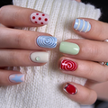 Sugar Parade S Squoval squoval press-on nails