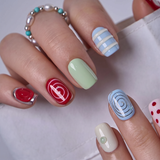 Sugar Parade S Squoval squoval press-on nails
