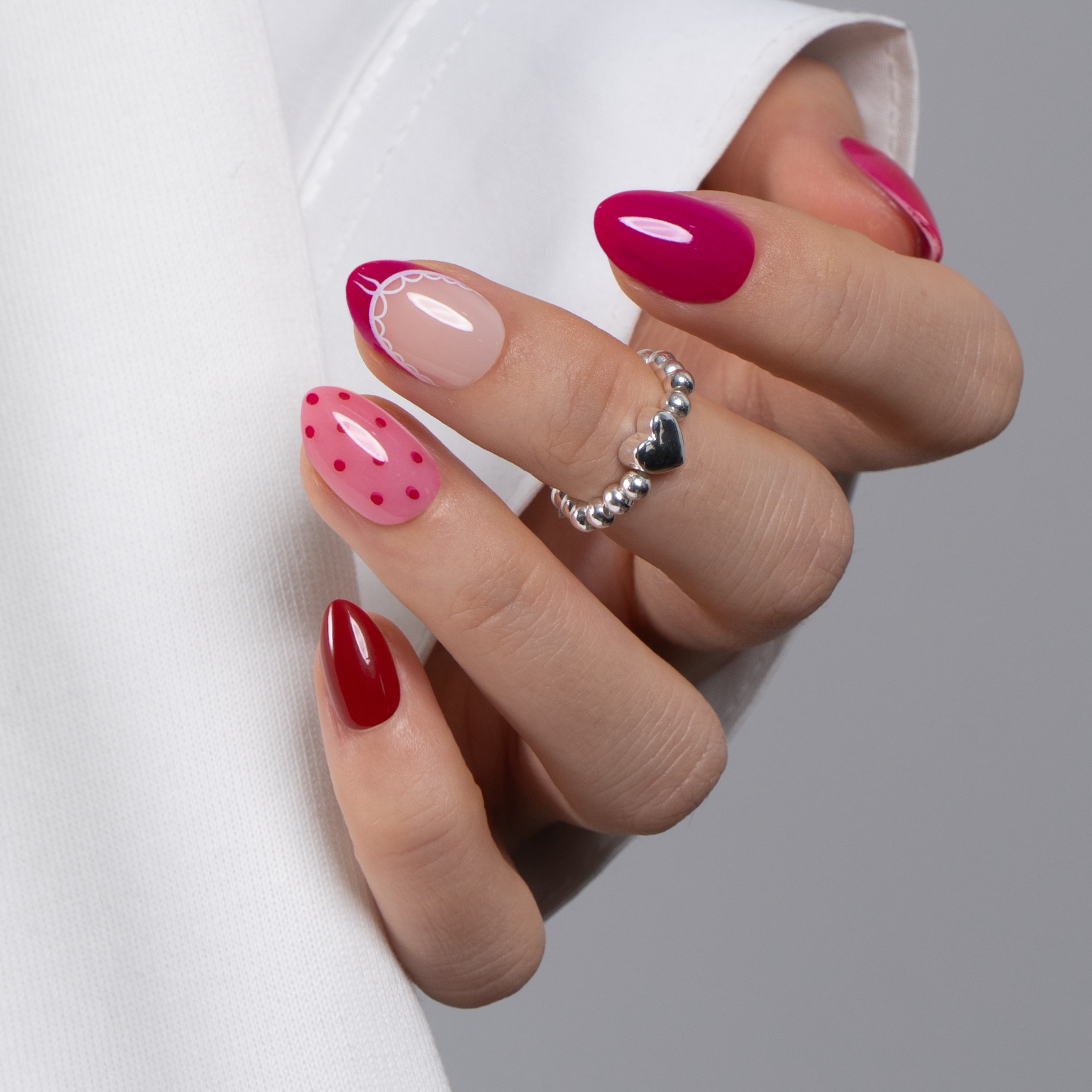 Sweet Charm RS Almond almond press-on nails