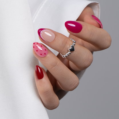 Sweet Charm RS Almond almond press-on nails