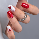 Sweet Flame M Squoval squoval press-on nails