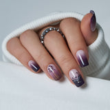 Sweet Pearl medium squoval nail detail