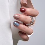 Taupe Whisper - RS Squoval squoval press-on nails