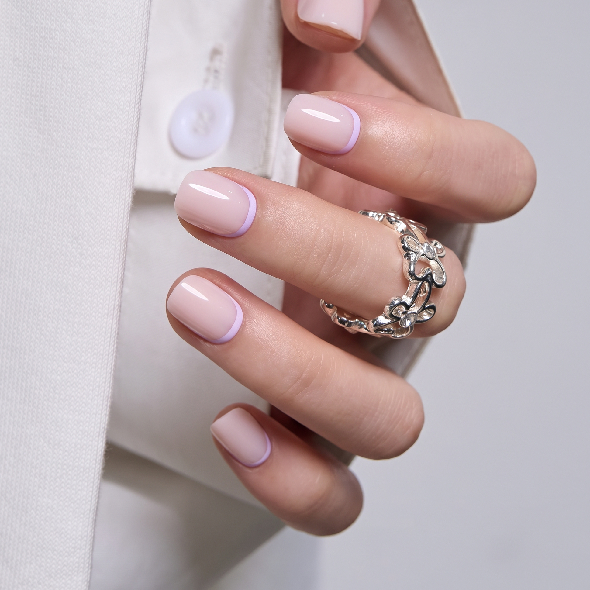 Tender Glow RS Squoval squoval press-on nails
