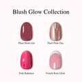 Blush Glow Collection-Short Oval short oval press-on nails