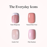 The Everyday Icons-Short Squoval short squoval press-on nails