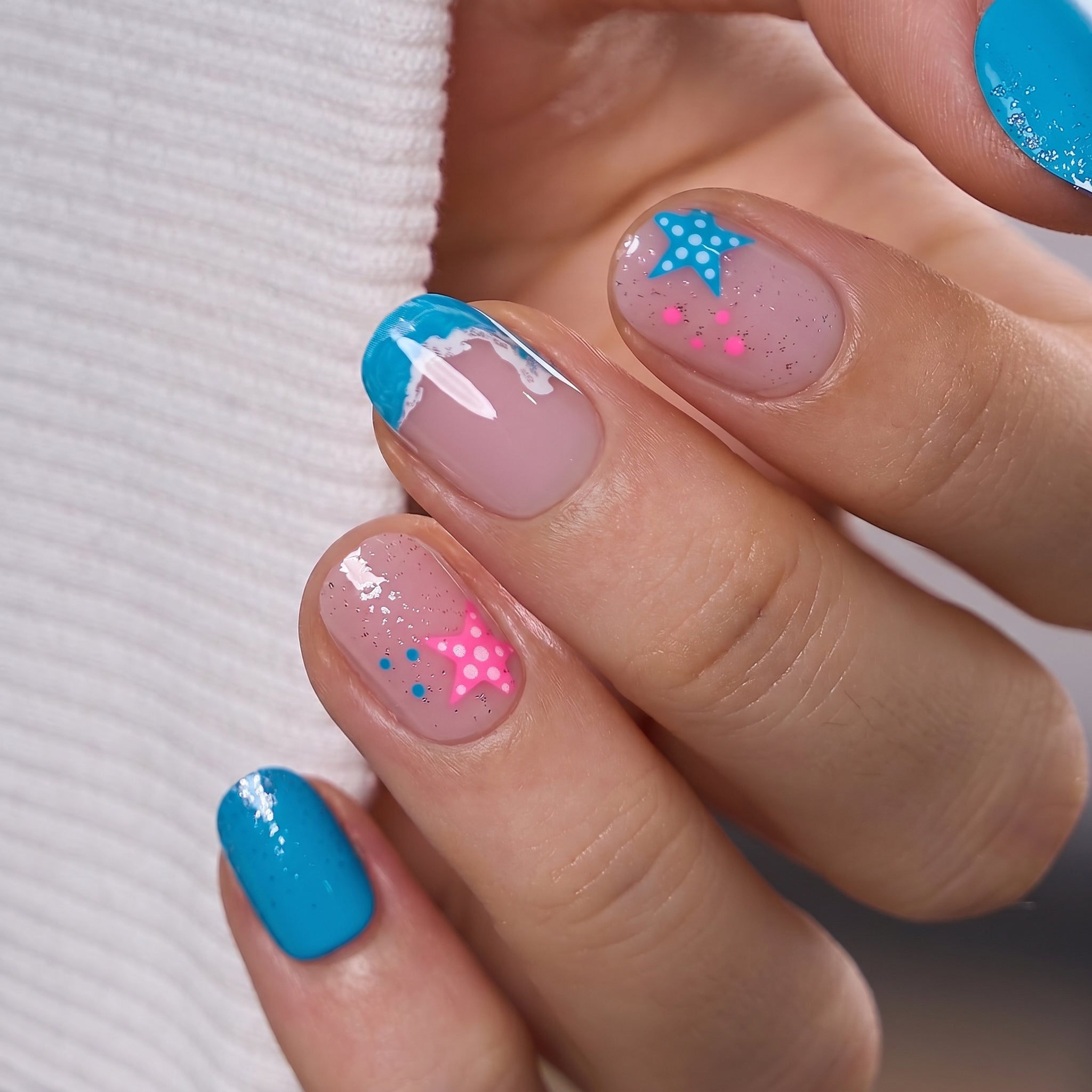 Tidal Blush RS Squoval squoval press-on nails