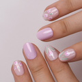 Tulip Whisper RS Squoval squoval press-on nails