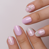 Tulip Whisper RS Squoval squoval press-on nails