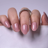 Velvet Bare S Oval oval press-on nails