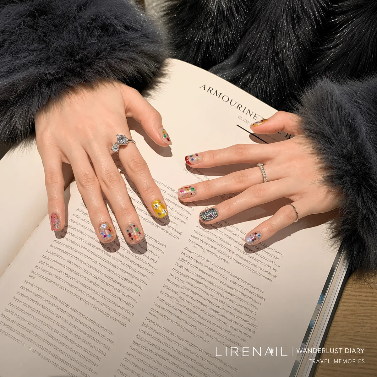 Wanderlust Diary Press-On Nails