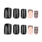 Wild Elegance short squoval press-on nail size guide