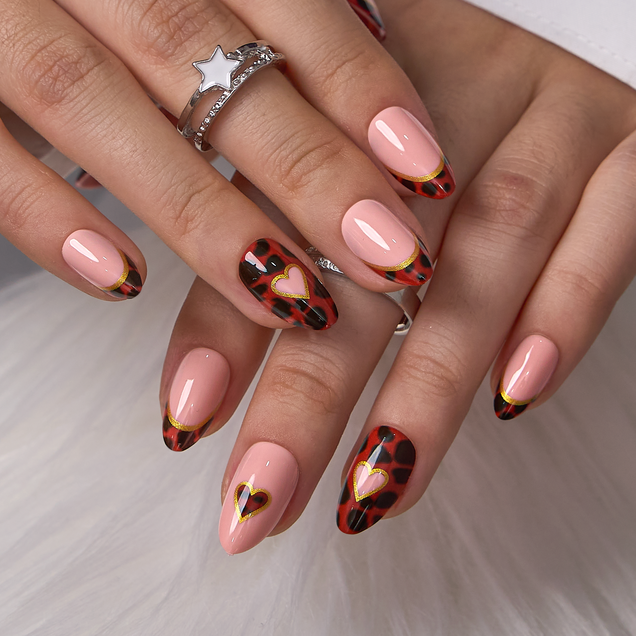 Wild Heart S Almond almond press-on nails